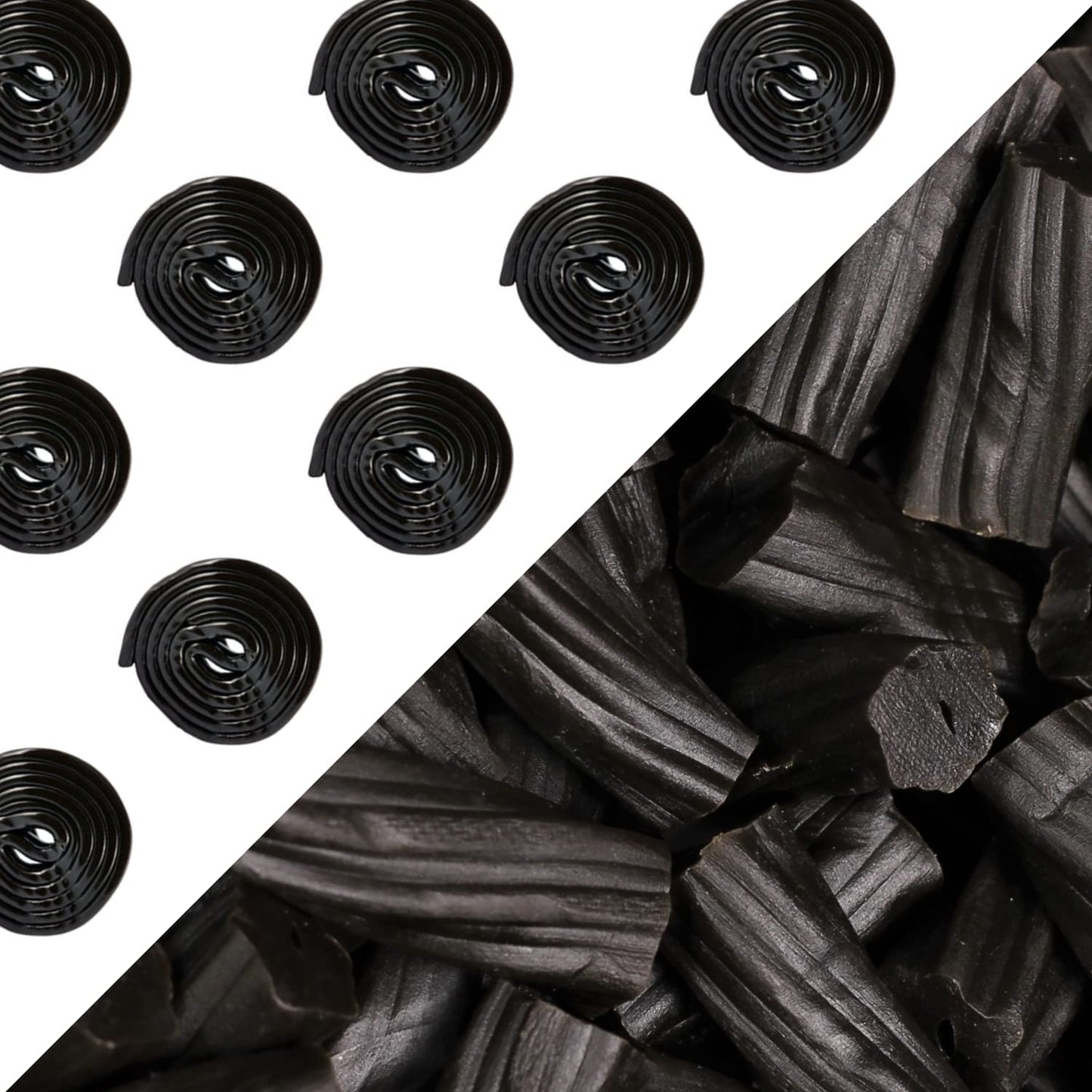 Black Licorice Bits by Its Delish, 3 lbs Bulk Bag | Black Licorice Twist Nibs Kosher Candy