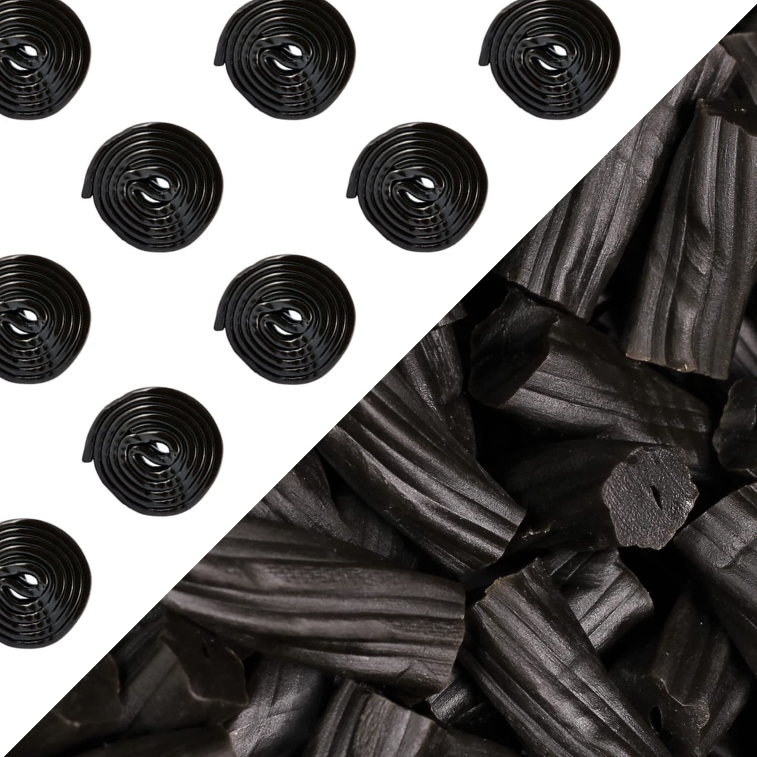 Black Licorice Bits by Its Delish, 3 lbs Bulk Bag | Black Licorice Twist Nibs Kosher Candy