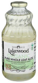 Lakewood, Organic Aloe Vera Leaf Juice, 32 Fl Oz (Pack of 1)