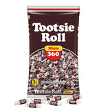 Tootsie Roll Minis- Chewy Chocolate Candy, Gluten-Free, Individually Wrapped, Bulk Bag for Parties & Halloween, 360 Count (38.8 oz)