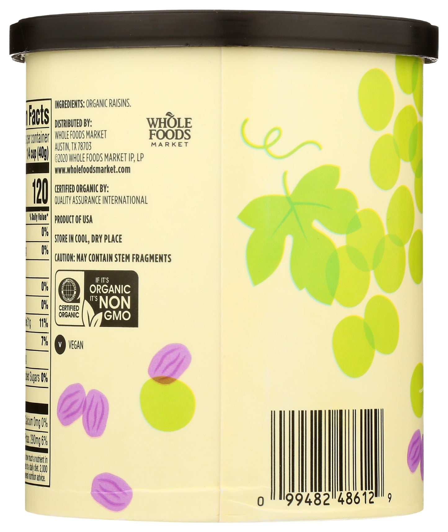 365 by Whole Foods Market, Organic Raisins, 12 Ounce
