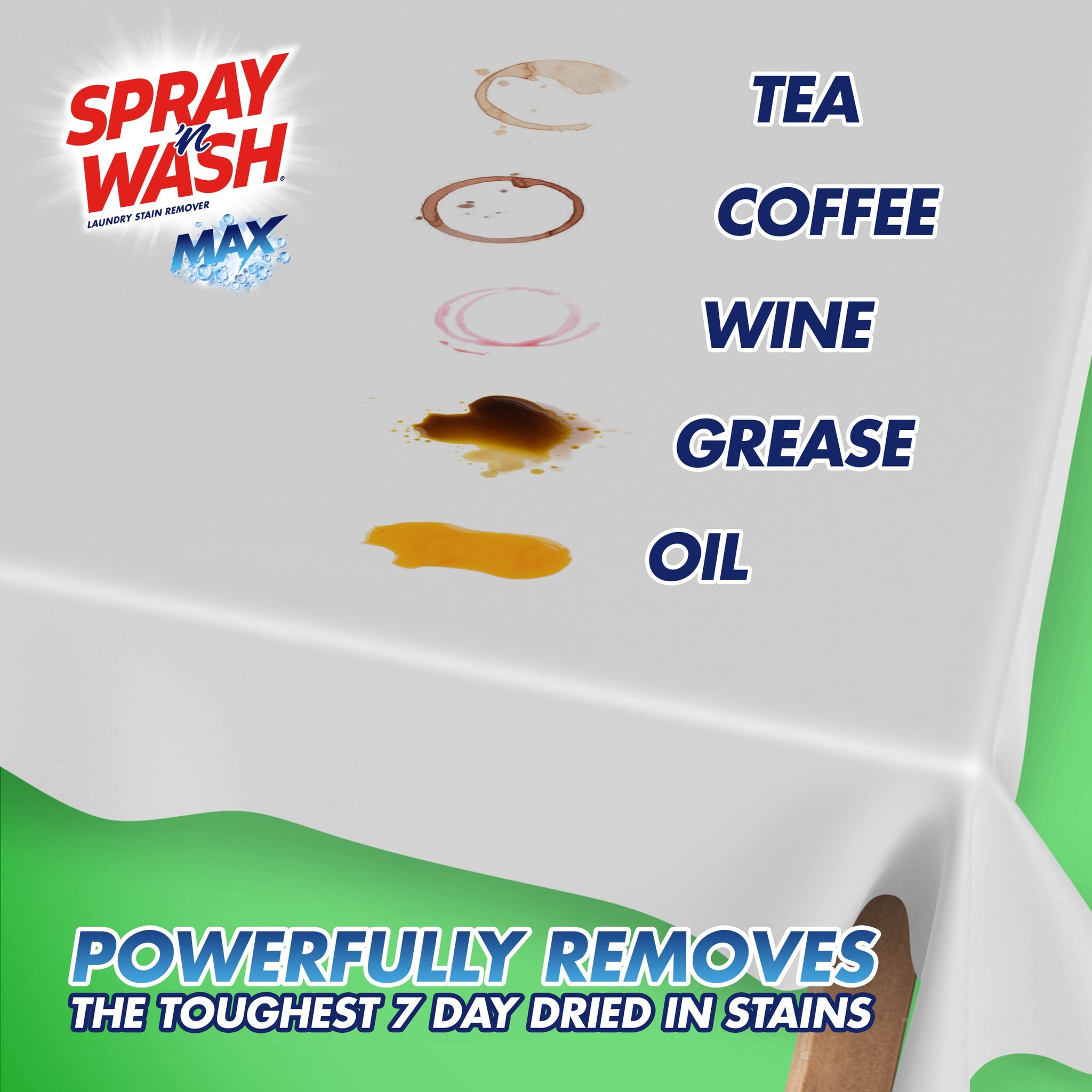 Spray N’ Wash Max Stain Remover Spray, Laundry Pre-Treat for Tough Stains, 16oz