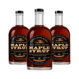 Lincoln County Reserve 100% Pure Maple Syrup with Robust Taste - 100% Pure Artisan Maple Syrup - Made in the USA, 24 oz Glass Bottle 3 Pack