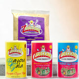Zyde'ceaux Joe's Cajun Seasoning Bundle, Bayou Gala, Winnfield Cajun Dust 1.0 and 2.0, Premium Fish Fry Breading, 4 Pack