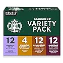 Starbucks K-Cup Coffee Pods, Starbucks Blonde, Medium, Dark Roast and Flavored Hot or Iced Coffee, Variety Pack, 40 Keurig Pods