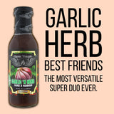 Croix Valley Garlic 'n Herb Sauce & Marinade - 3 Pack (12 oz Glass Bottles) - Savory Garlic & Herb with Balanced Depth - Gluten-Free, No MSG, No High