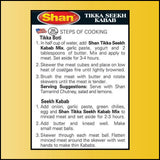 Shan - Tikka Seekh Kabab Seasoning Mix (50g) - Spice Packets for Pakistani Style BBQ