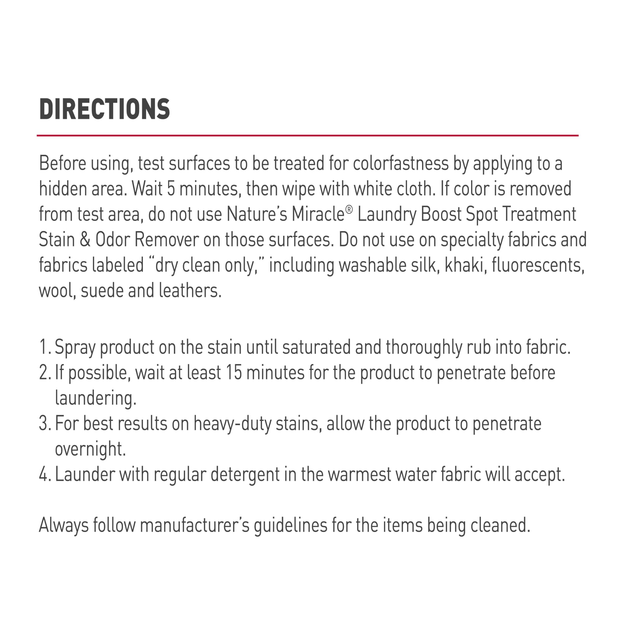 Nature’s Miracle Laundry Boost Spot Treatment Stain and Odor Remover, 32 Oz., Laundry Pre-Wash Stain and Odor Remover