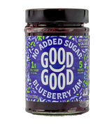 GOOD GOOD No Added Sugar Fruit Jam Variety Pack of 4 - Keto Friendly Jelly - Strawberry, Blueberry, Raspberry and Cherry Jam - Low Carb, Low-Calorie