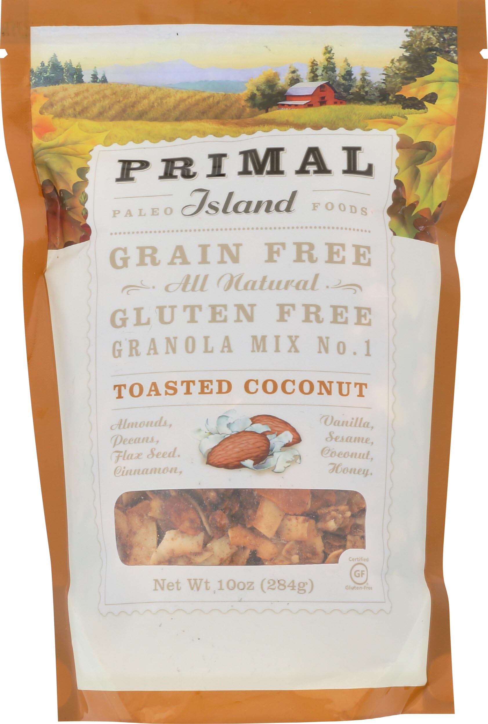 Primal Island Toasted Coconut Granola, 10 OZ