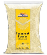 Rani Fenugreek (Methi) Seeds Ground Powder 14oz (400g) Trigonella foenum graecum ~ All Natural | Vegan | Gluten Friendly | Non-GMO | Kosher | Indian