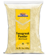 Rani Fenugreek (Methi) Seeds Ground Powder 14oz (400g) Trigonella foenum graecum ~ All Natural | Vegan | Gluten Friendly | Non-GMO | Kosher | Indian