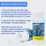 Hogitpe Wild Tornado Sink and Drain Cleaner, Fast Foaming Sink Cleaner for Kitchen Bathroom & Toilet Pipeline Quick Cleaning Tool (4PCS)