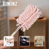 Pink Retractable Microfiber Duster for Cleaning Extendable Washable Hand Duster Feather Duster Cleaning Tool for Cleaning Office, Car, Window