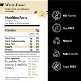 Dolce Flav Vanilla Extract 1 Gallon - 1 Gallon Water-Soluble Kosher, Sugar-Free, Concentrated Vanilla Flavoring for Baking, Cookies & Desserts