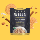 Wella Cereal Oatmeal Alternative, Gluten-Free Breakfast Hot Cereal, Grain-Free Paleo Organic Vegan High Protein Superfood, Plant-Based Non-GMO, Low in