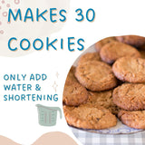 Shirley J- Gourmet Ginger Molasses Cookie Mix Make 30 Cookies | Fresh Ginger Cookies In Minutes Only Add Water & Shortening | Chef Grade Premium Ingredients