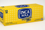 "Inca Kola The Golden Kola - 12 fl oz Cans (Pack of 12) - La Kola Dorada - Peruvian Golden Soda - Carbonated Soft Drink with Unique Sweet Flavor