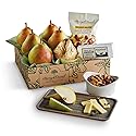 Harry & David Merry Mix-Up Fruit & Nut Gift Baskets, Fruit & Cheese Gift Baskets With Pears, Mixed Nuts & White Cheddar Cheese, Perfect For Any