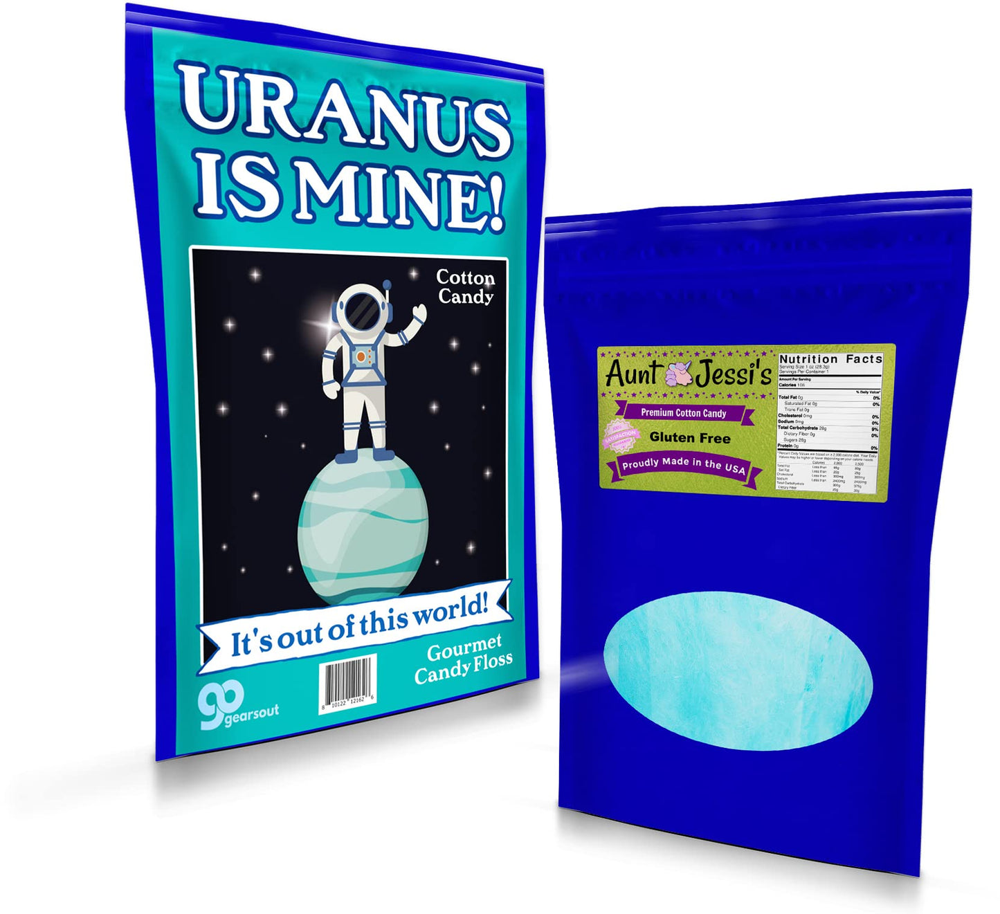 Uranus is Mine Cotton Candy - Funny Candy Gifts for Adults - Uranus Jokes Meme Gifts White Elephant Stocking Stuffers Crazy Valentines Food Ideas