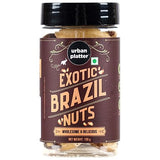 Urban Platter Exotic Raw Brazil Nuts | 3.53 Oz (100g) | Natural, Organic, Fresh, Shelled & Unsalted | Crunchy, Delicious & Healthy Party Snack | Ideal