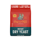 One in a Mill Instant Dry Yeast | 1.1 LB (Pack Of 1) [IMPROVED] Fast Acting Self Rising Yeast for Baking Bread, Cake, Pizza Dough Crust | Kosher |