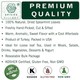Spices Village Dried Mint for Cooking, Mint Spice Great for Loose Leaf Tea, 2 oz, Dried Mint Seasoning,- Kosher, Gluten Free, Non GMO, Resealable Bulk