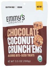 Emmys, Coconut Crunchems Chocolate Organic, 3.5 Ounce
