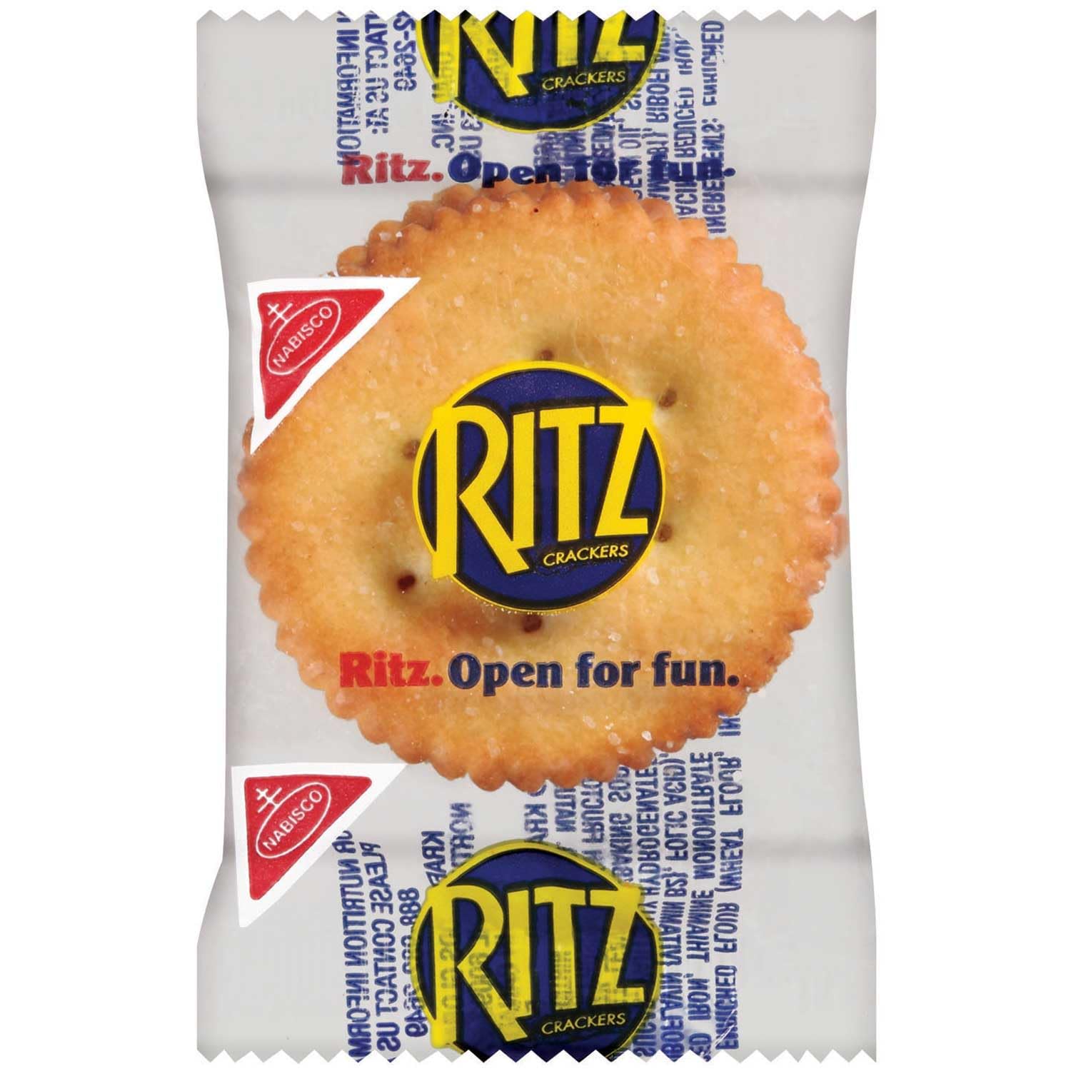Nabisco Ritz Crackers, Classic Butter Flavor, Individual Snack Packs, 300 Count Bulk Case, 0.23 oz Each