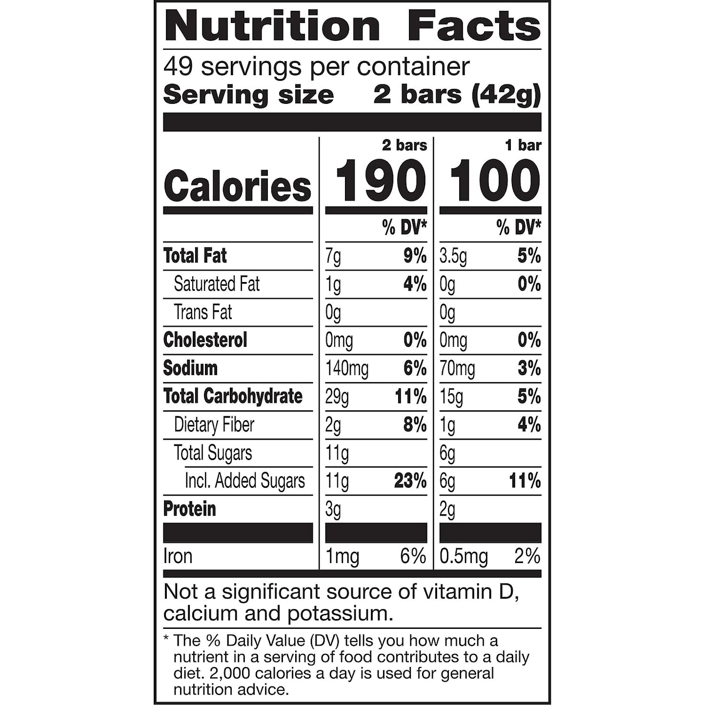 Nature Valley Crunchy Granola Bars Oats 'N Honey 15 Two Bar Pouches (30 Bars) - 1.5 Oz. Each - Small Storage Space Friendly