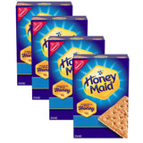 Value Pack Honey Maid Honey Graham Crackers - 14.4 oz Boxes (Pack of 4) - Classic Snack for S’Mores, Baking & Snacking (108 Full Sized Crackers)