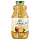 Pure Anatolia Organic Yellow Detox Juice 32 fl oz - Apple Juice Organic Blend with Ginger Liquid & Cinnamon - No Preservatives, Gluten Free