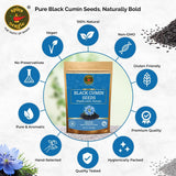 Spice Magic Whole Nigella Seeds I Black Cumin Seeds 7 oz (200G) I Premium Quality with Nutty, Peppery Flavor, Perfect for Breads, Curries, Salads