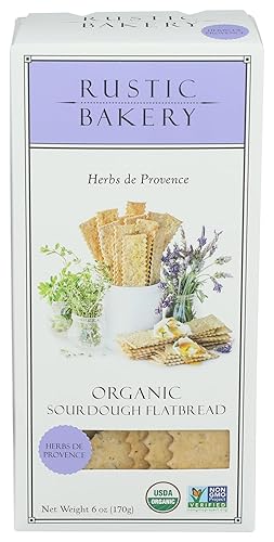 Rustic Bakery, Flatbread Herbs De Provence Organic, 6 Ounce