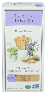 Rustic Bakery, Flatbread Herbs De Provence Organic, 6 Ounce
