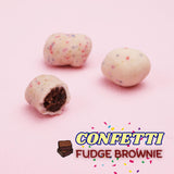 Edible Confetti Eggs Cookie Dough Bites, Fudge Brownie Flavored, Easter Basket Stuffer Candy, 3.1 Ounce