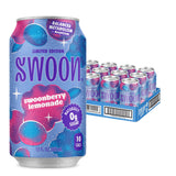 Swoon Swoonberry Lemonade - Zero Sugar Lemonade Drink with Magnesium, Sugar Free Berry Flavor, Low Calorie Beverage, Healthy Soda Alternative, Sugar