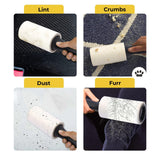 Lint Rollers for Pet Hair Extra Sticky, Lint Roller with Upgraded Handle, 90 Sheets in Total, Portable Pet Lint Remover for Clothes, Furniture