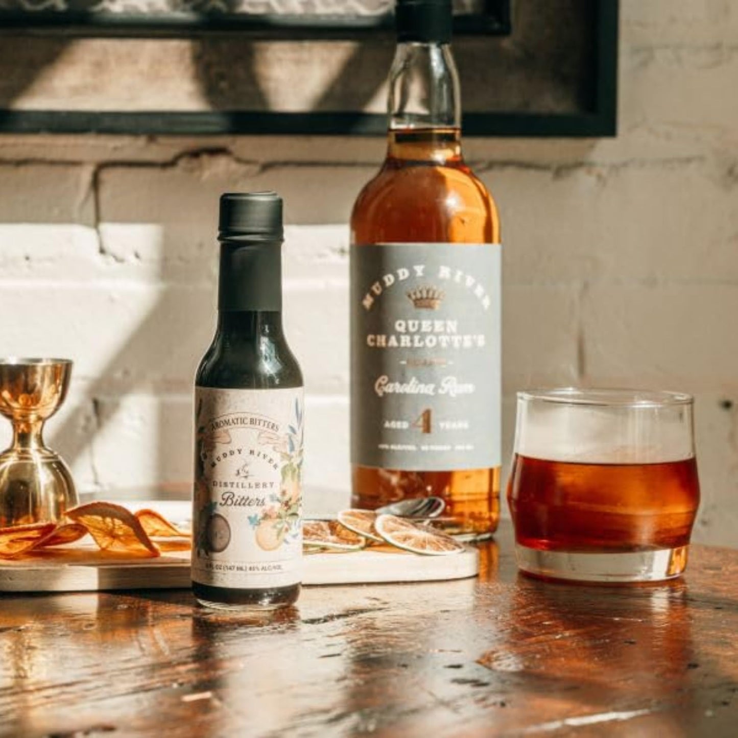 Muddy River Distillery Aromatic Bitters (5 oz) | Aromatic Bitters for Old Fashioned & Manhattan Cocktails | Cocktail Essentials | American Made |