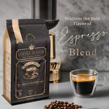 Ground Espresso Coffee - Organic, Single Origin, Medium Roast, Bold & Smooth - 100% Arabica - Crafted for Espresso Machines - Furious Espresso by