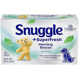 Snuggle Plus SuperFresh Fabric Softener Dryer Sheets with Static Control and Odor Eliminating Technology, Original, 105 Count