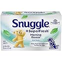 Snuggle Plus SuperFresh Fabric Softener Dryer Sheets with Static Control and Odor Eliminating Technology, Original, 105 Count