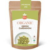 SPICY ORGANIC Green Cardamom Pods - 2 lb - Whole Cardamon Seeds for Authentic Spice Flavor, Natural Cardamon Pod for Tea, Cooking, and Baking- USDA