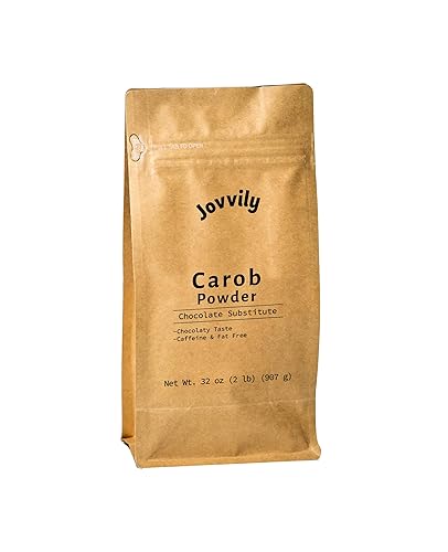 Jovvily Carob Powder - 2 lb - Milkshakes - Smoothies - Baked Goods