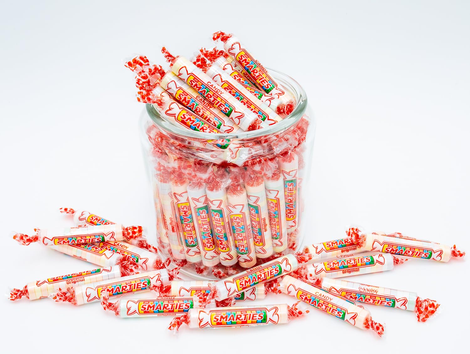 Original Candy Rolls 2 lb - Bulk Bag, Classic Fruity Assorted Flavors, Gluten Free, Vegan Friendly, Individually Wrapped (120 Pieces)