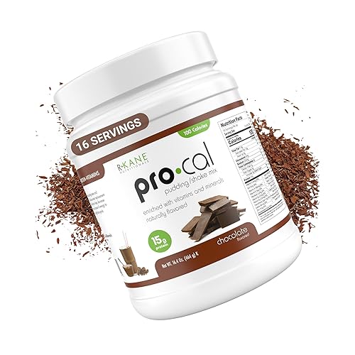 Pro-Cal Chocolate Meal Replacement Powder - High Protein, Low Calorie Shake & Pudding Mix - Low-Carb, Gluten Free - Breakfast Boost - Delicious & Easy