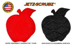 Jetz-Scrubz Apple Shaped Kitchen Scrubber Sponge, Pack of 3