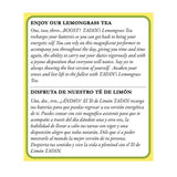 Tadin Lemongrass Herbal Tea. Caffeine Free. 24 Tea Bags. 0.84 oz. Pack of 2