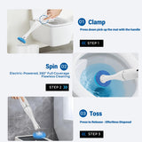 Electric Toilet Brush Scrubber 36PCS Disposable Heads for HK-047 Series