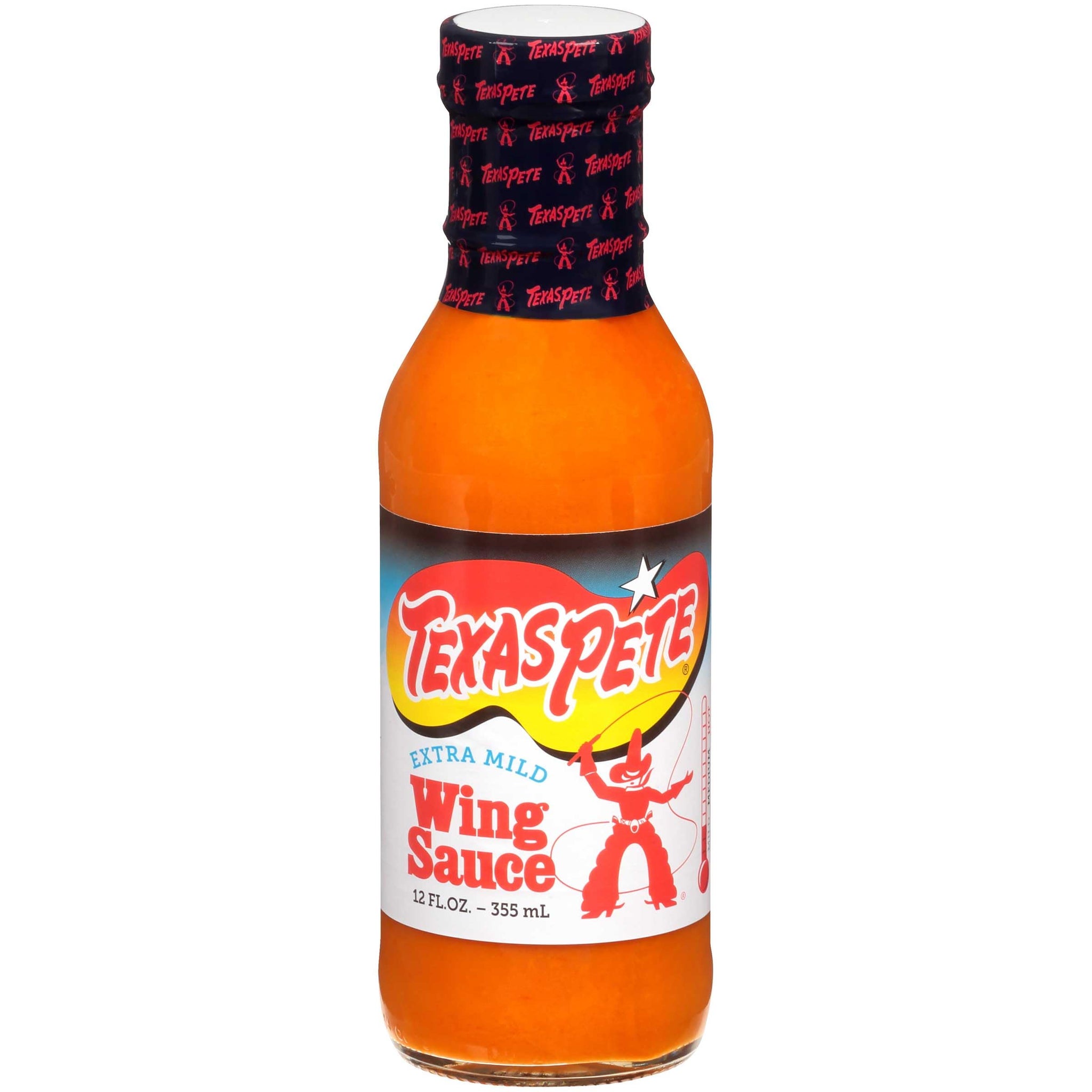 Texas Pete Extra Mild Wing Sauce, 12 Fluid Ounce - 12 per case.